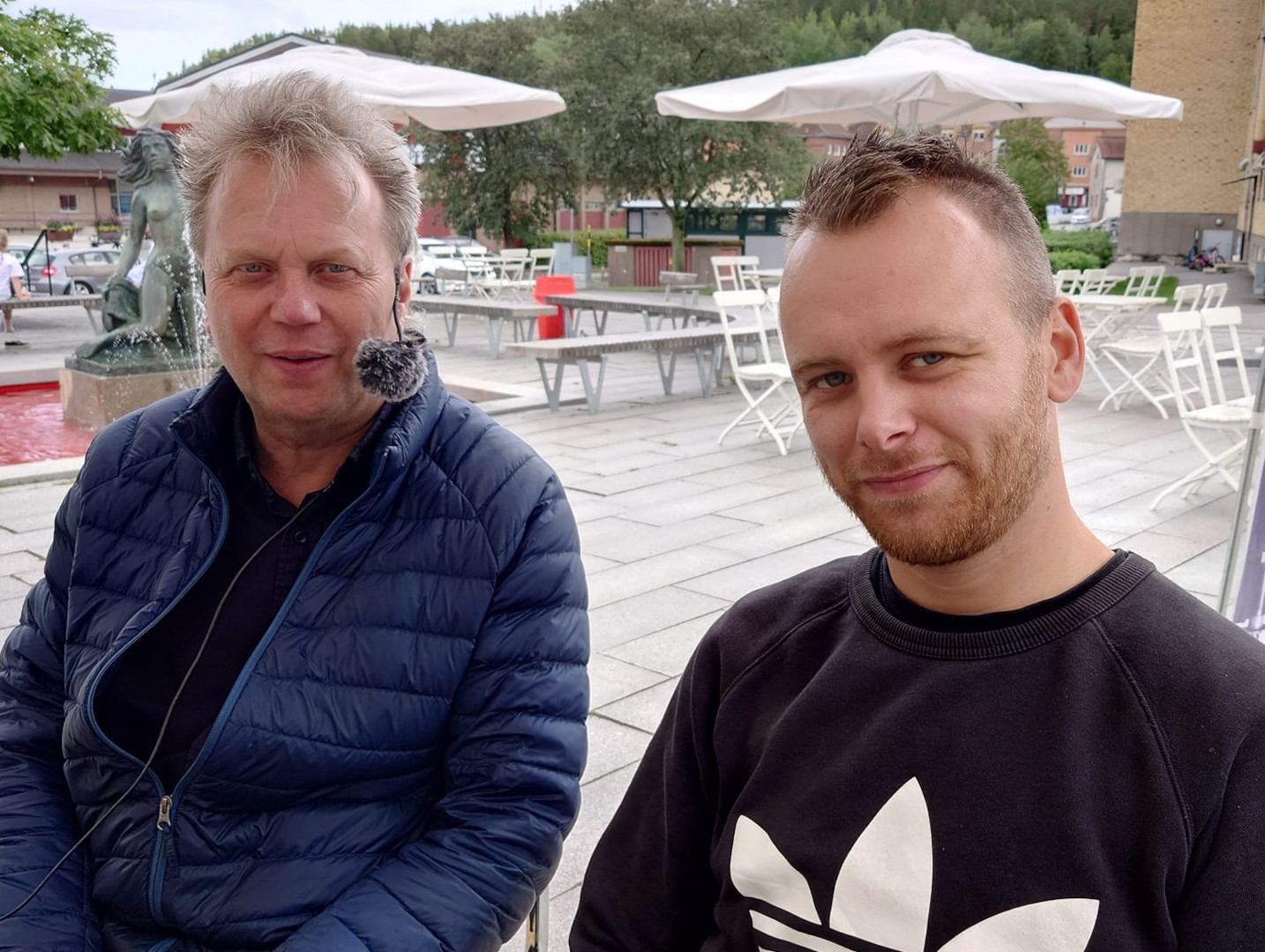 Roland Engdahl och Robin 'Hutte' Hultman (från Huttez)