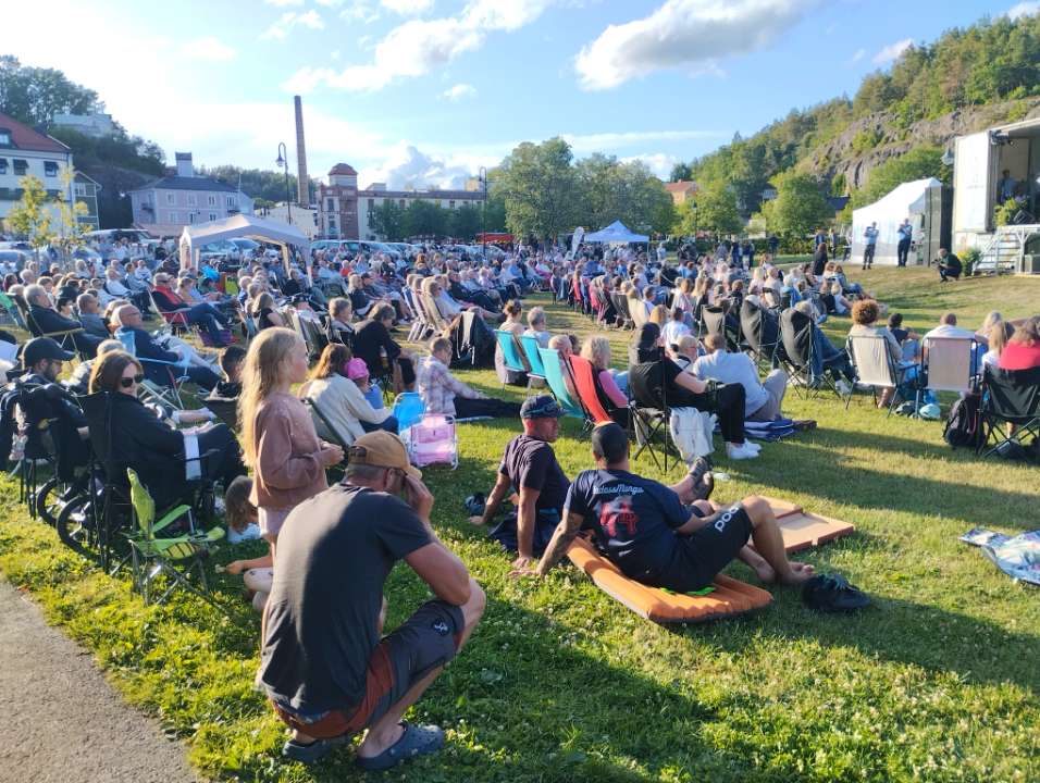 Photo of the audience during Allsångsmandag 2023.